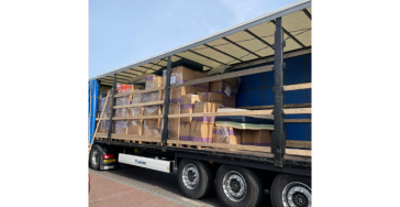 Hulp goederen naar Oekraïne