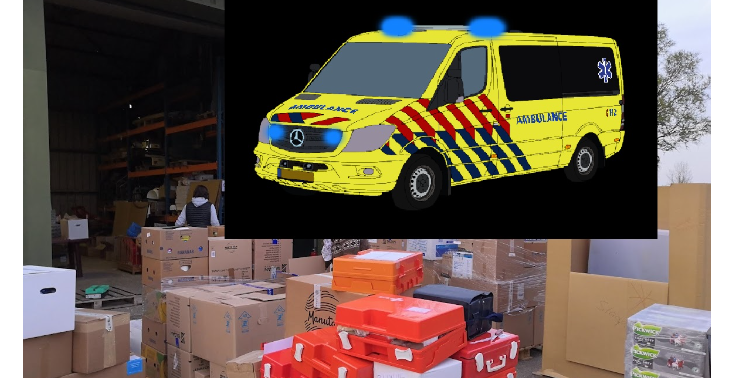 Een ambulance voor Oekraïne vanuit Tholen