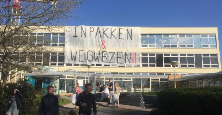 Examenstunt lyceum aan zee