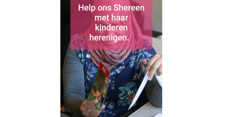 Help Shereen en haar kinderen herenigen.