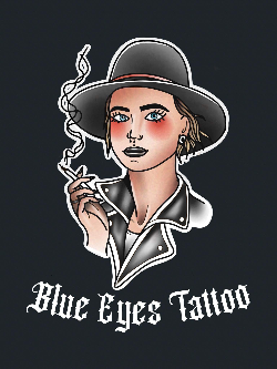 Blue Eyes Tattoo