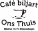 Café biljart Ons Thuis