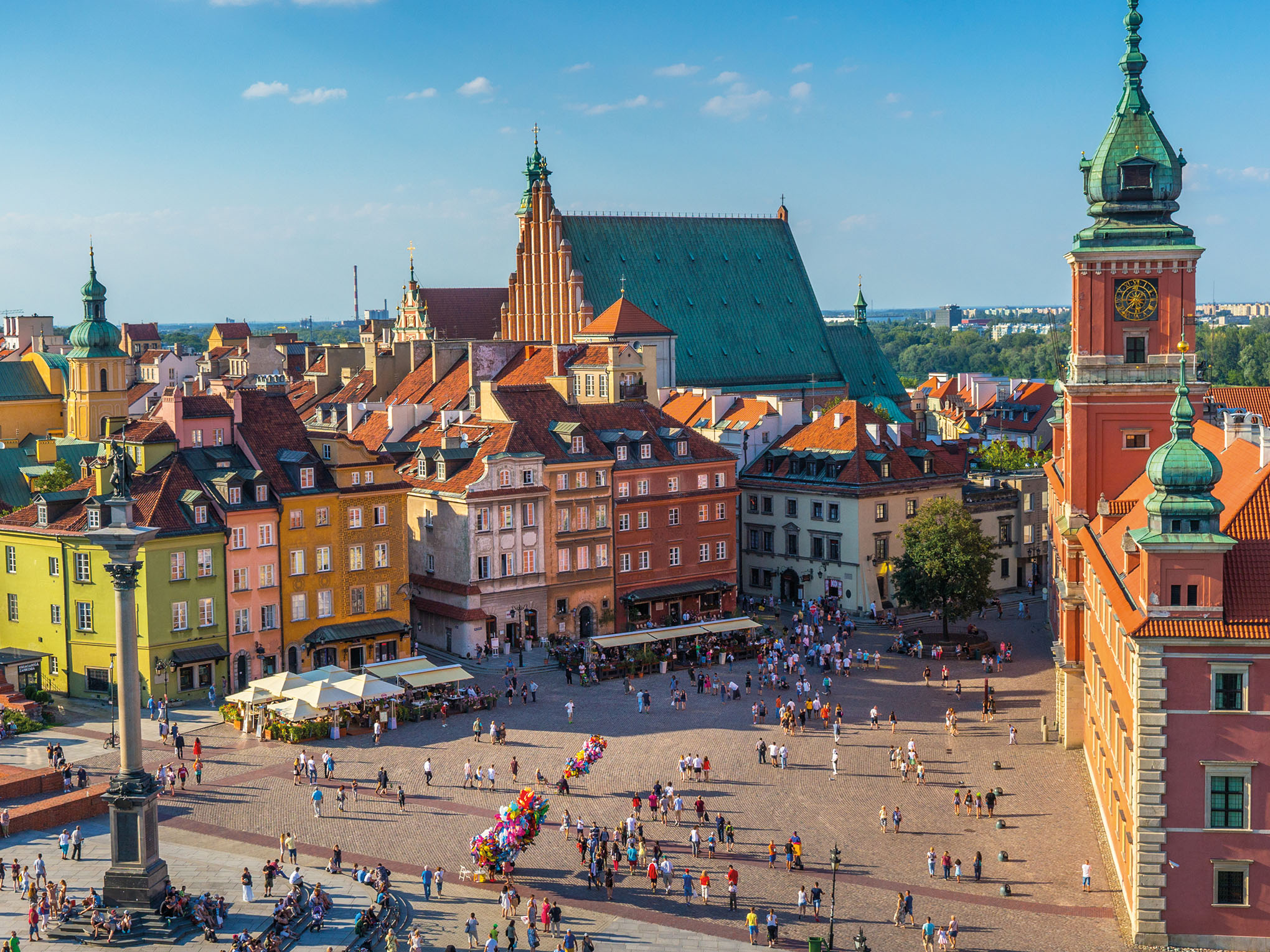 Warschau, Königsschloss und Altstadt