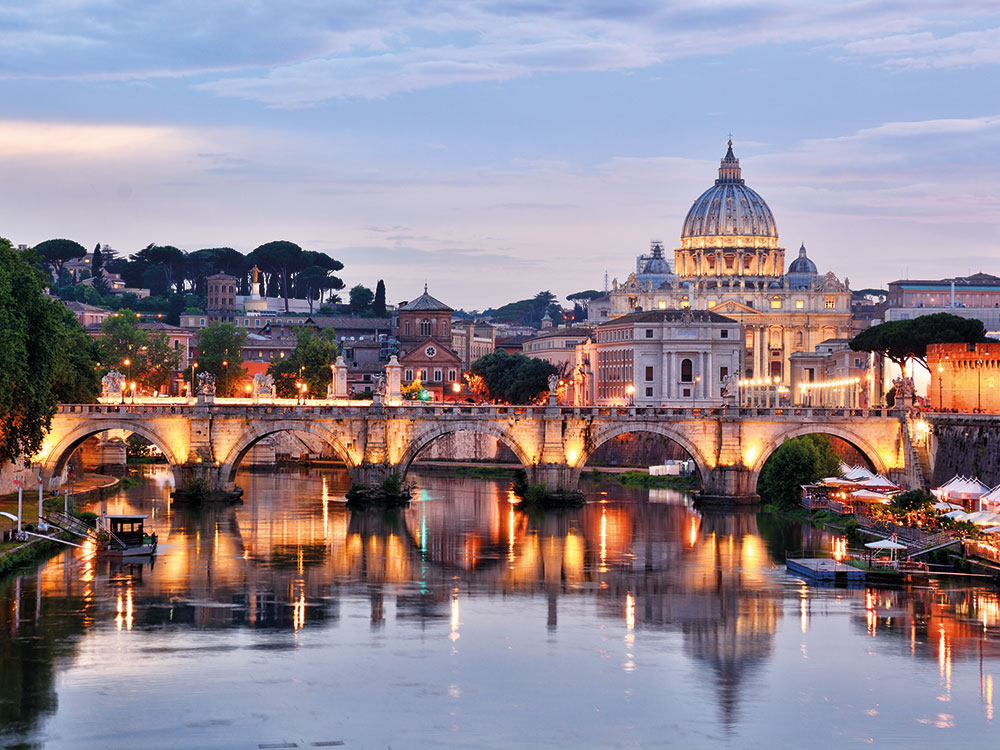 Rom mit Blick auf den Petersdom