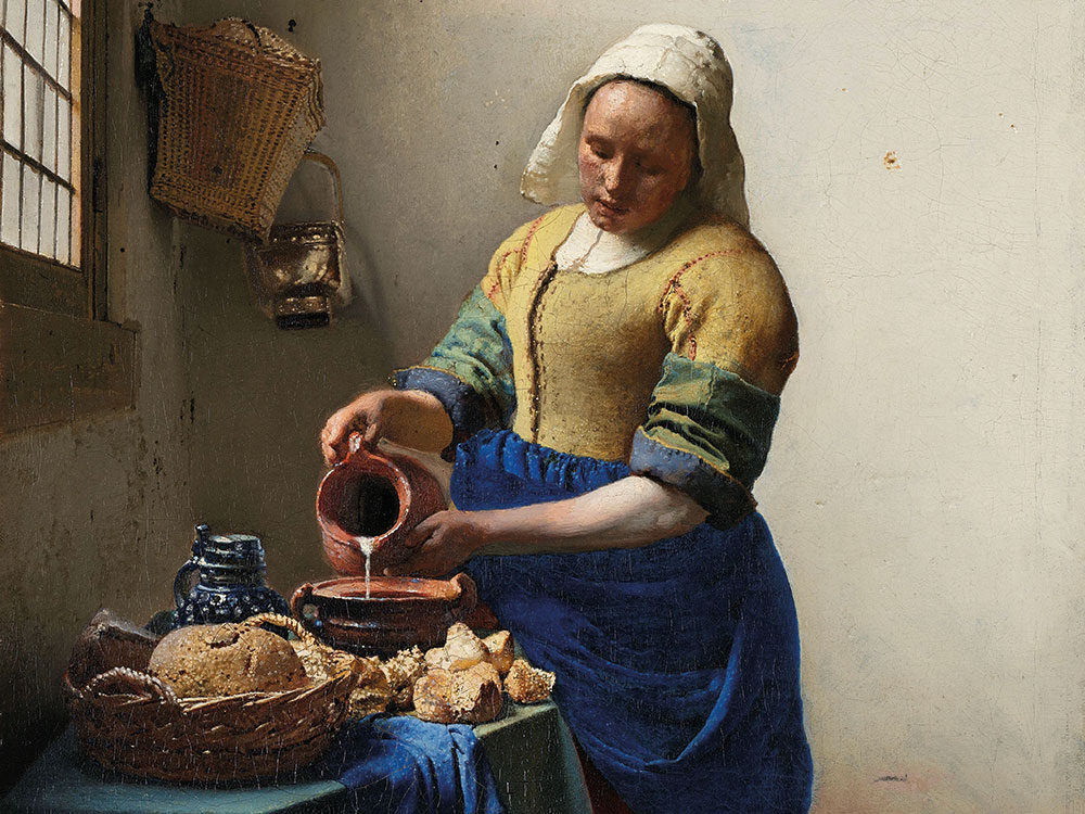 Melkmeisje - Johannes Vermeer, c.a. 1660