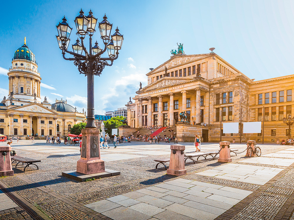 Berlin, Gendarmenmarkt und französischer Dom