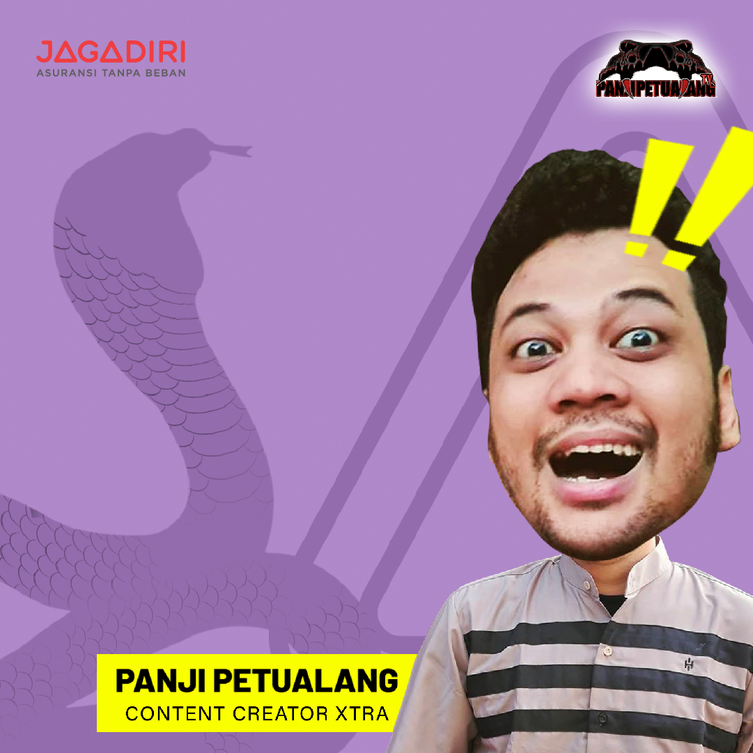 Si Penakluk Ular bareng Penjagaannya