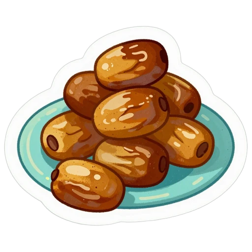 Plate of dates