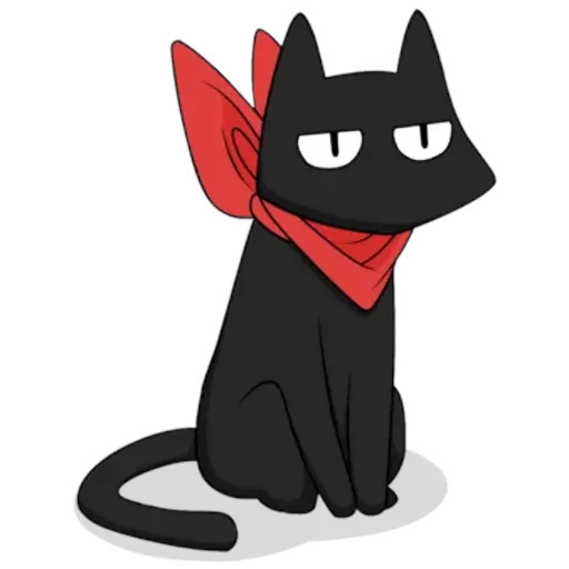 Sakamoto, anime, bandana, black cat, cat, my ordinary life, nichijou, HD  phone wallpaper