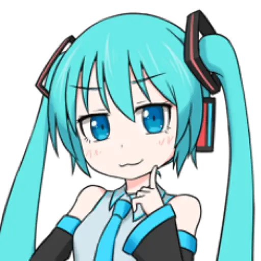 Hatsune-miku - Download Stickers from Sigstick