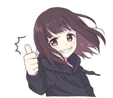 kurumi-chan. Emoji 3 (Menhera-chan) @kal_pc - Download Stickers from  Sigstick