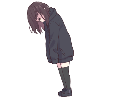 Anime Menhera chan sad why | Sticker