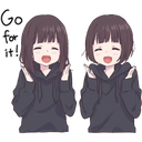 Menhera-chan LINE stickers - Sticker Surge