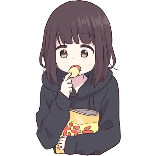 MENHERA-CHAN (EAT) - Stickers for WhatsApp