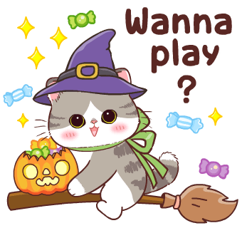 Kutto on X: Google halloween cat uwu Game here >>