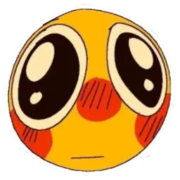 Sad cute little cursed Pou | Sticker