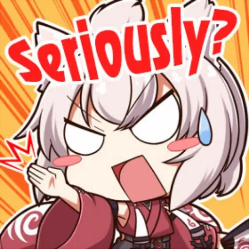 Anime reaction memes - Download Stickers from Sigstick