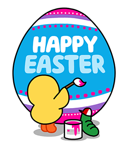 Happy Easter 復活節快樂2 @kal_pc - Download Stickers from Sigstick