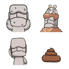 Moai - sticker set for Telegram and WhatsApp