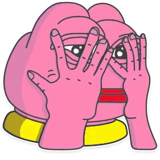 Gru Kirby Meme Sticker 