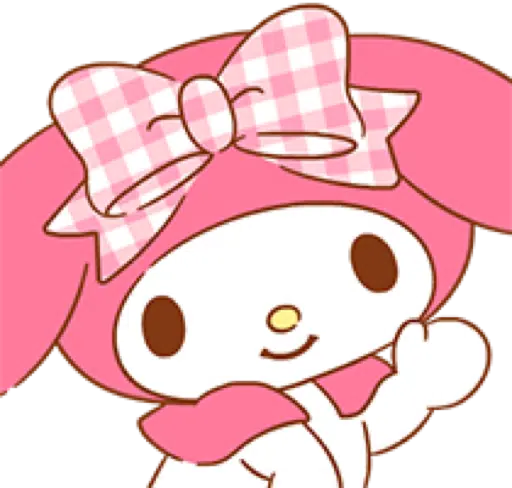 My Melody Is Happy Today (美樂蒂) @kal_pc - Download Stickers from Sigstick