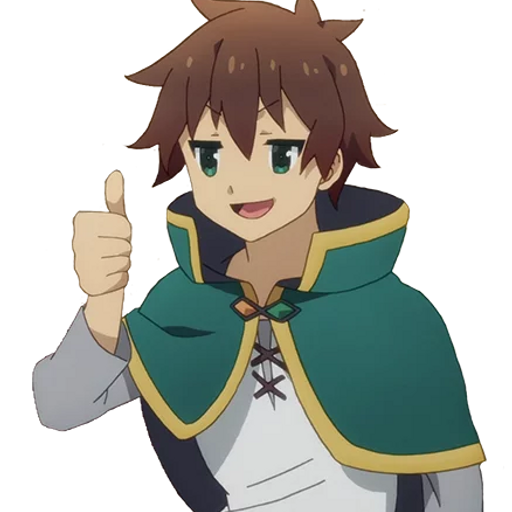 Chibi Kazuma - Konosuba - Konosuba - Sticker