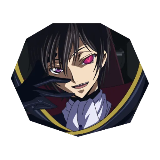 🎭 Lelouch Lamperouge Bust Sticker