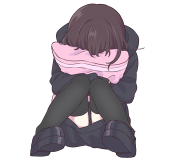 Sad Kurumi [Menhera-chan] : r/awwnime