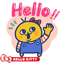 Hello Kitty 50週年x 二毛@kal_pc - Download Stickers from Sigstick