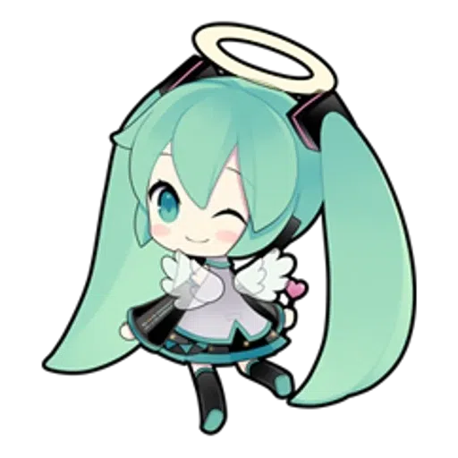 Chibi Miku Hatsune Stickers 