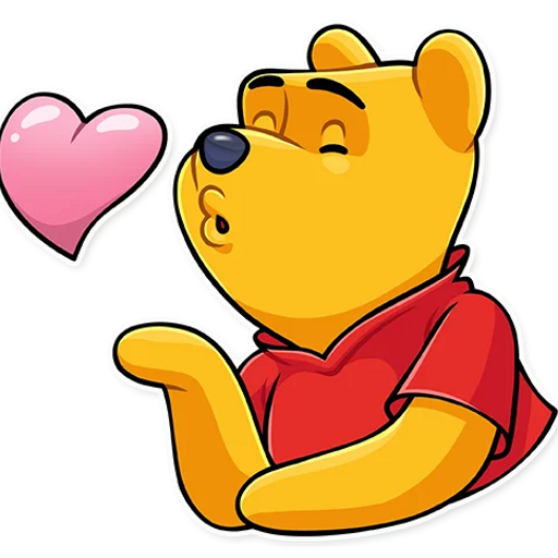 1】Winnie the Pooh by Honobono - Download Stickers from Sigstick