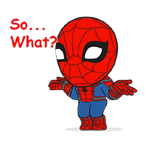 Spider-Man: Homecoming × Jumbooka LINE Sticker -  Spiderman stickers,  Spiderman cute, Spiderman cartoon