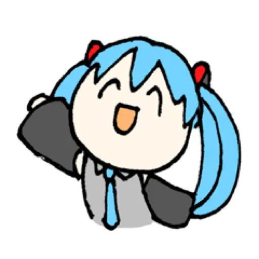 Hatsune-miku - Download Stickers from Sigstick