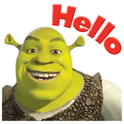 Shrek - Download Stickers from Sigstick