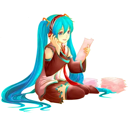 Hatsune-miku - Download Stickers from Sigstick