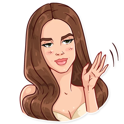 Lana Del Rey - Download Stickers from Sigstick