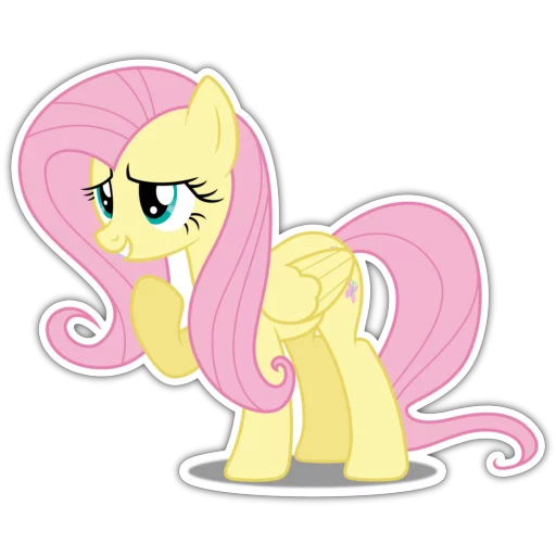 fluttershy walking