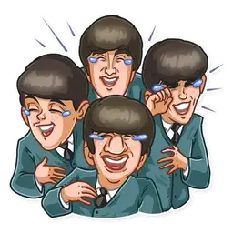 The beatles - Download Stickers from Sigstick