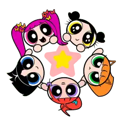 THE POWERPUFF GIRLS X NEWJEANS (飛天小女警) @kal_pc - Download Stickers from ...