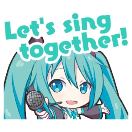 hatsune miku - Download Stickers from Sigstick