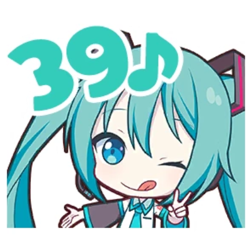 hatsune miku - Download Stickers from Sigstick