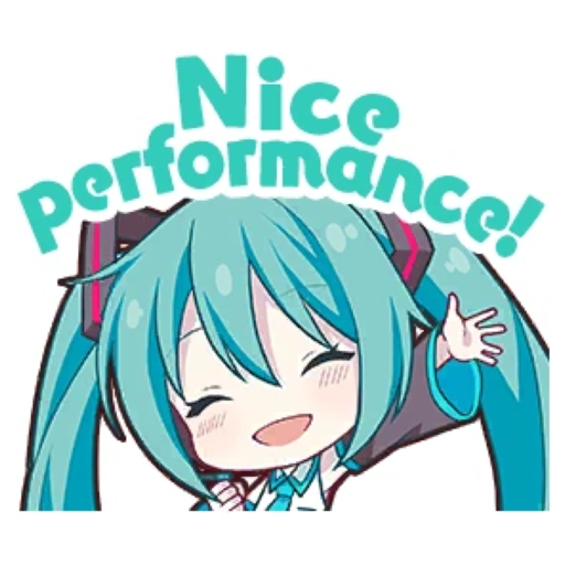 Hatsune-miku - Download Stickers from Sigstick