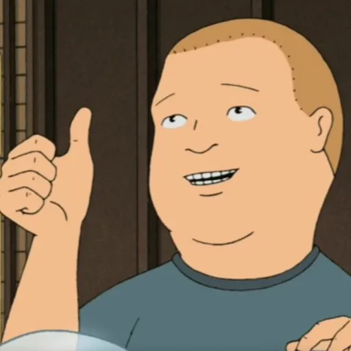 Bobby hill 2024 whatsapp sticker