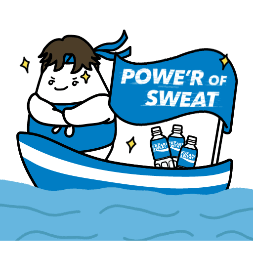 Pocari Sticker Pocari Sweat Stickers - SigStick