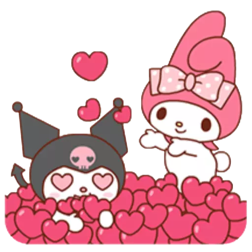 my melody is cute (美樂蒂) @kal_pc - Download Stickers from Sigstick