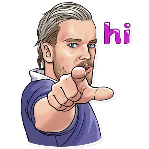 hervorming Instrueren Tahiti PewDiePie - Download Stickers from Sigstick