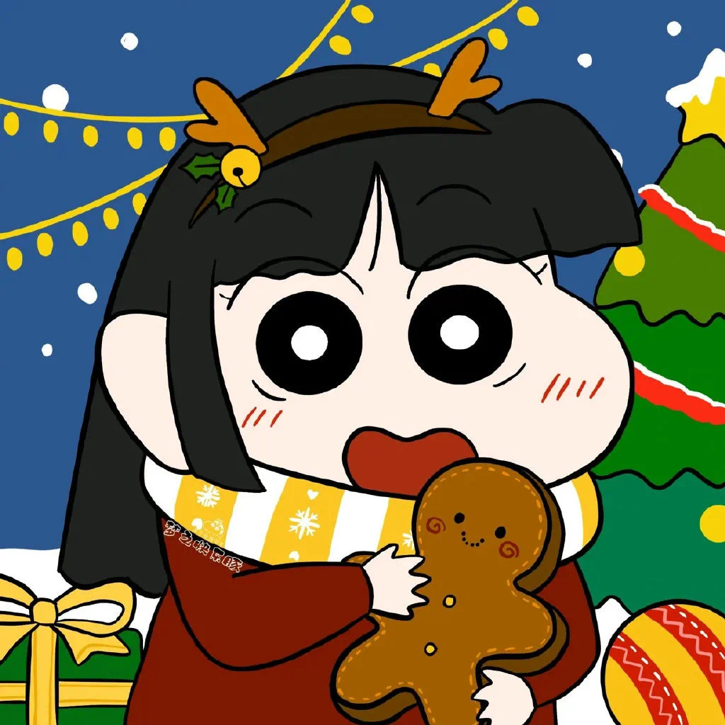 Crayon Shin-chan 蠟筆小新(4) (Merry Christmas 聖誕快樂) ￼@kal_pc - Download  Stickers from Sigstick