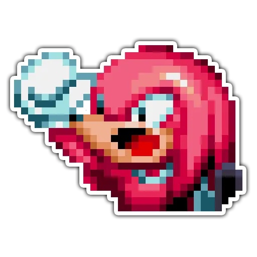 Sonic Perler Beads Tails Bead Sprite 8 Bit Pixel Art Knuckles the