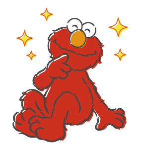 gangster elmo smoking weed