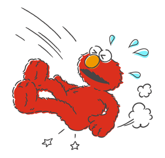 gangster elmo smoking weed